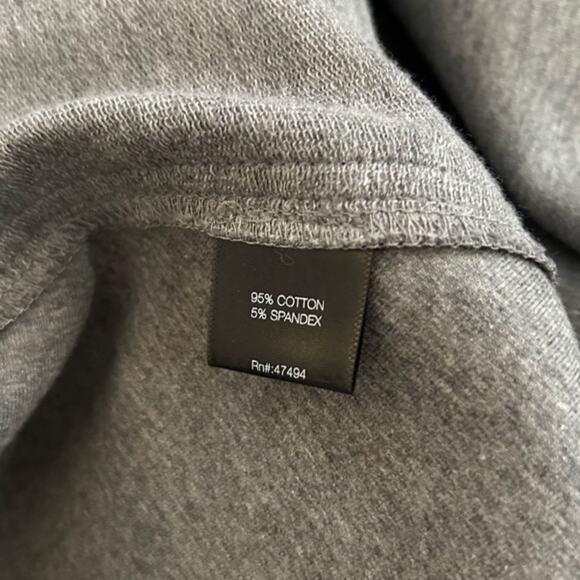 Norma Kamali Uneven Blanket Coat – Medium Heather Grey, S/36, Heavyweight - Picture 7 of 7